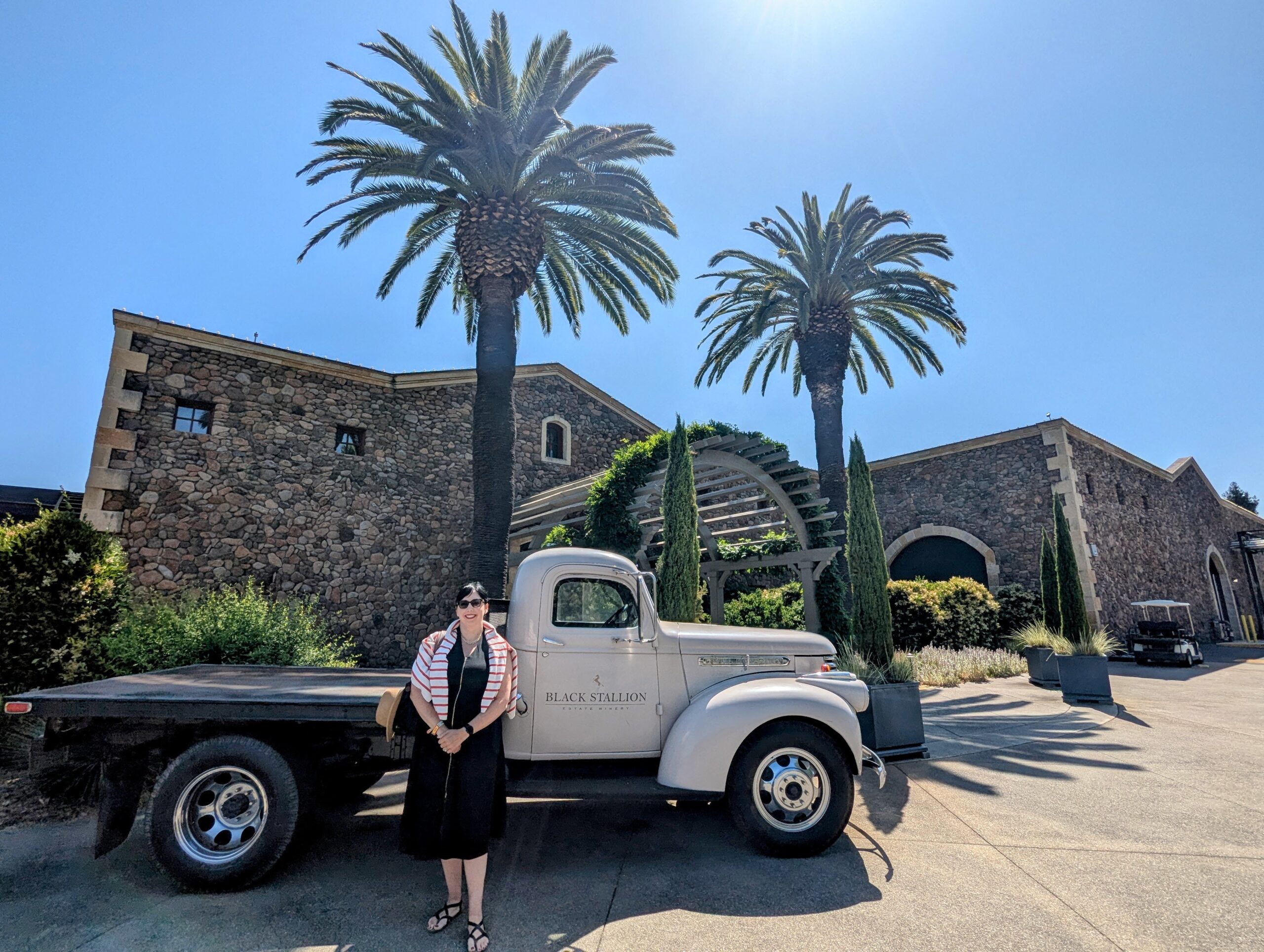 Entrance to Black Stallion Winery, Napa Valley