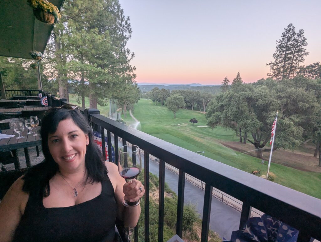 Dinner at Pine Mountain Lake Grill overlooking the golf course