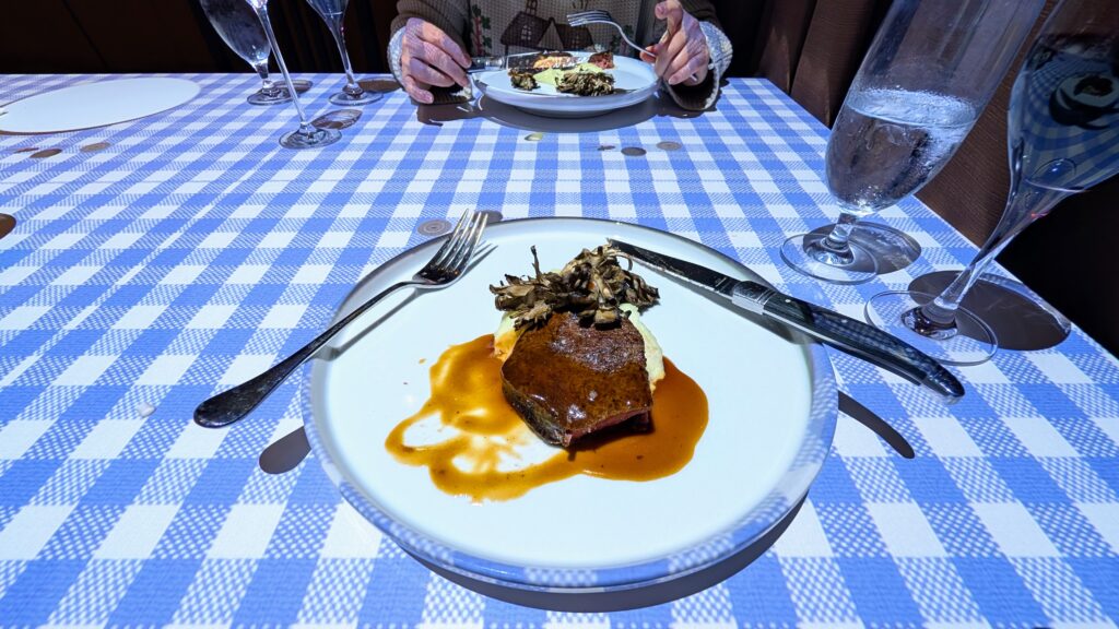 Main course at Le Petite Chef