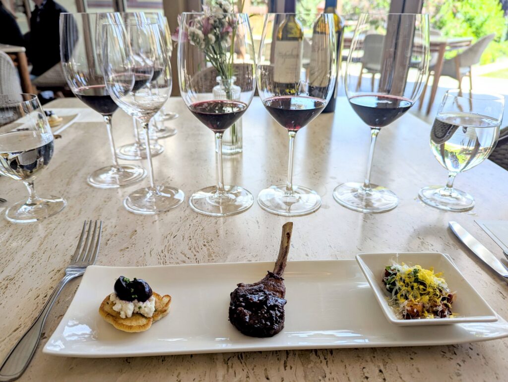 Taste the Estate food and wine pairing at Trefethen Family Vineyards in Napa Valley