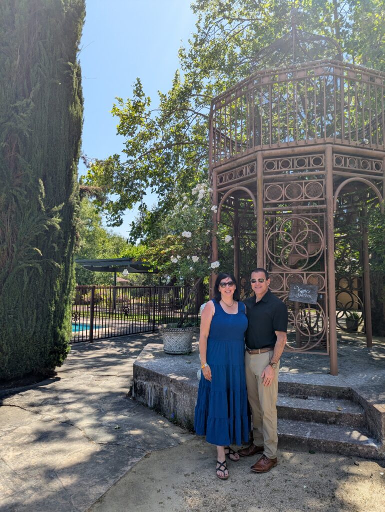 The gardens at Trefethen Family Winery